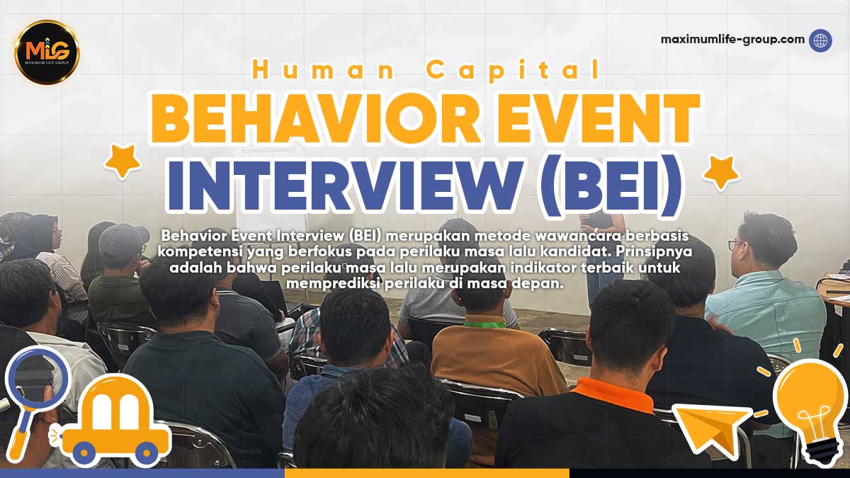 Dalam proses rekrutmen, terdapat berbagai tools yang digunakan perusahaan untuk menilai calon karyawan. Namun, teknik wawancara tradisional seringkali belum mampu menggali kompetensi secara mendalam dan objektif. Behavior Event Interview (BEI) merupakan metode wawancara berbasis kompetensi yang berfokus pada perilaku masa lalu kandidat. Prinsipnya adalah bahwa perilaku masa lalu merupakan indikator terbaik untuk memprediksi perilaku di masa depan. Melalui training ini, peserta akan memahami konsep, teknik, serta langkah sistematis dalam melakukan wawancara kompetensi yang akurat, objektif, dan terstruktur.