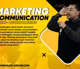 Hubungi Maximum Life Group untuk mendapatkan informasi lengkap mengenai training Marketing Communication, pelatihan komunikasi pemasaran profesional yang membantu perusahaan meningkatkan kemampuan tim marketing dalam menyampaikan pesan produk secara efektif, memahami strategi komunikasi pemasaran, menguasai konsep bauran pemasaran 7P, serta mengoptimalkan berbagai media komunikasi marketing untuk meningkatkan minat dan kepercayaan pelanggan terhadap produk maupun layanan perusahaan.