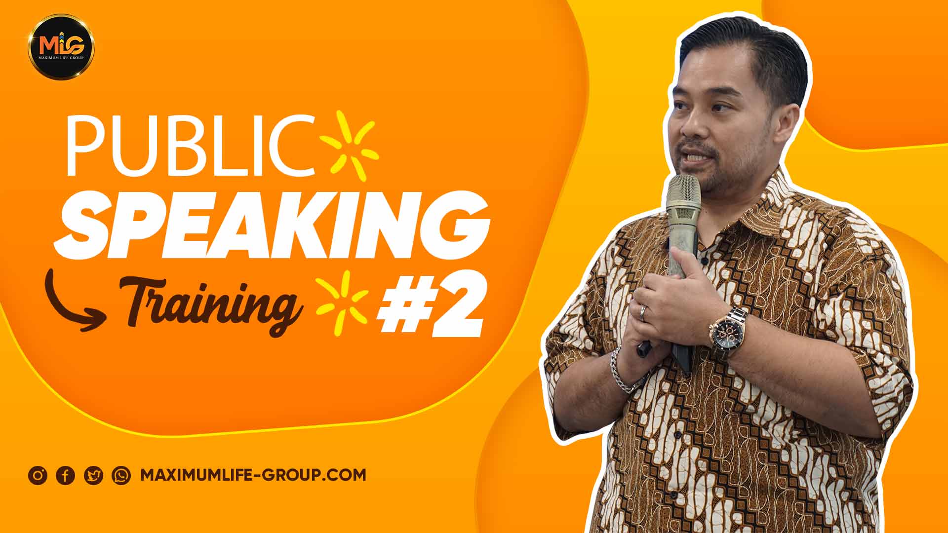training public speaking maximum life group