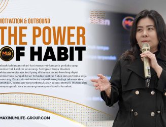 Training The Power of Habit oleh Maximum Life Group merupakan program pelatihan pengembangan diri dan karyawan yang berfokus pada pembentukan kebiasaan positif, peningkatan produktivitas kerja, serta perubahan perilaku yang lebih efektif dalam lingkungan profesional. Program ini membantu peserta memahami konsep habit loop (cue, routine, reward), mengidentifikasi kebiasaan lama yang menghambat performa, serta merancang kebiasaan baru yang mendukung kesuksesan individu dan organisasi sehingga tercipta budaya kerja yang lebih disiplin, konsisten, dan berorientasi pada hasil.