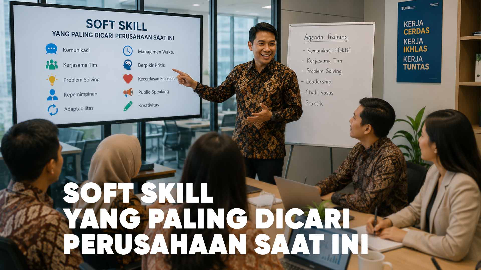 training soft skill karyawan profesional di perusahaan modern