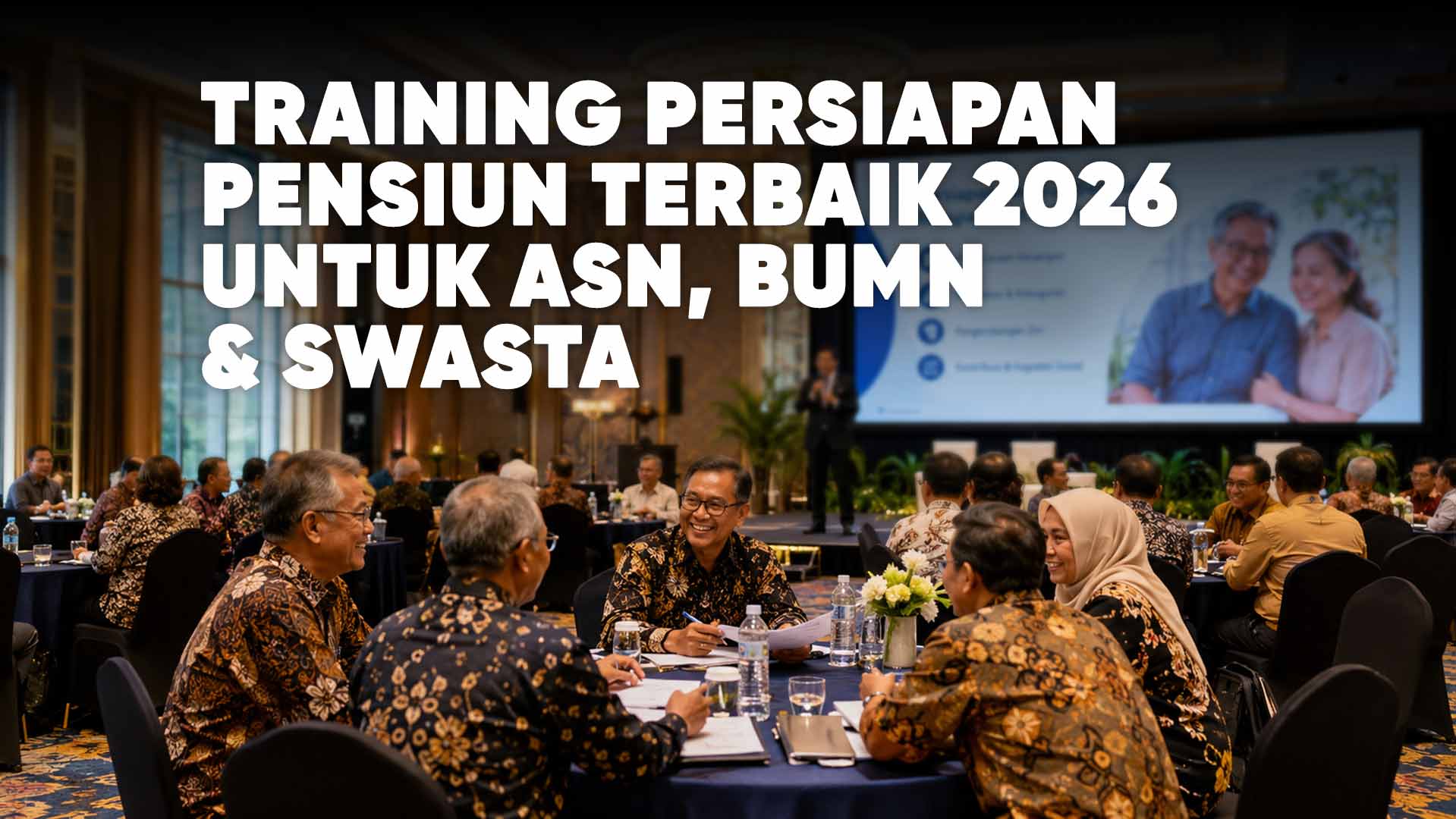 Peserta training persiapan pensiun terbaik 2026 untuk ASN BUMN dan swasta