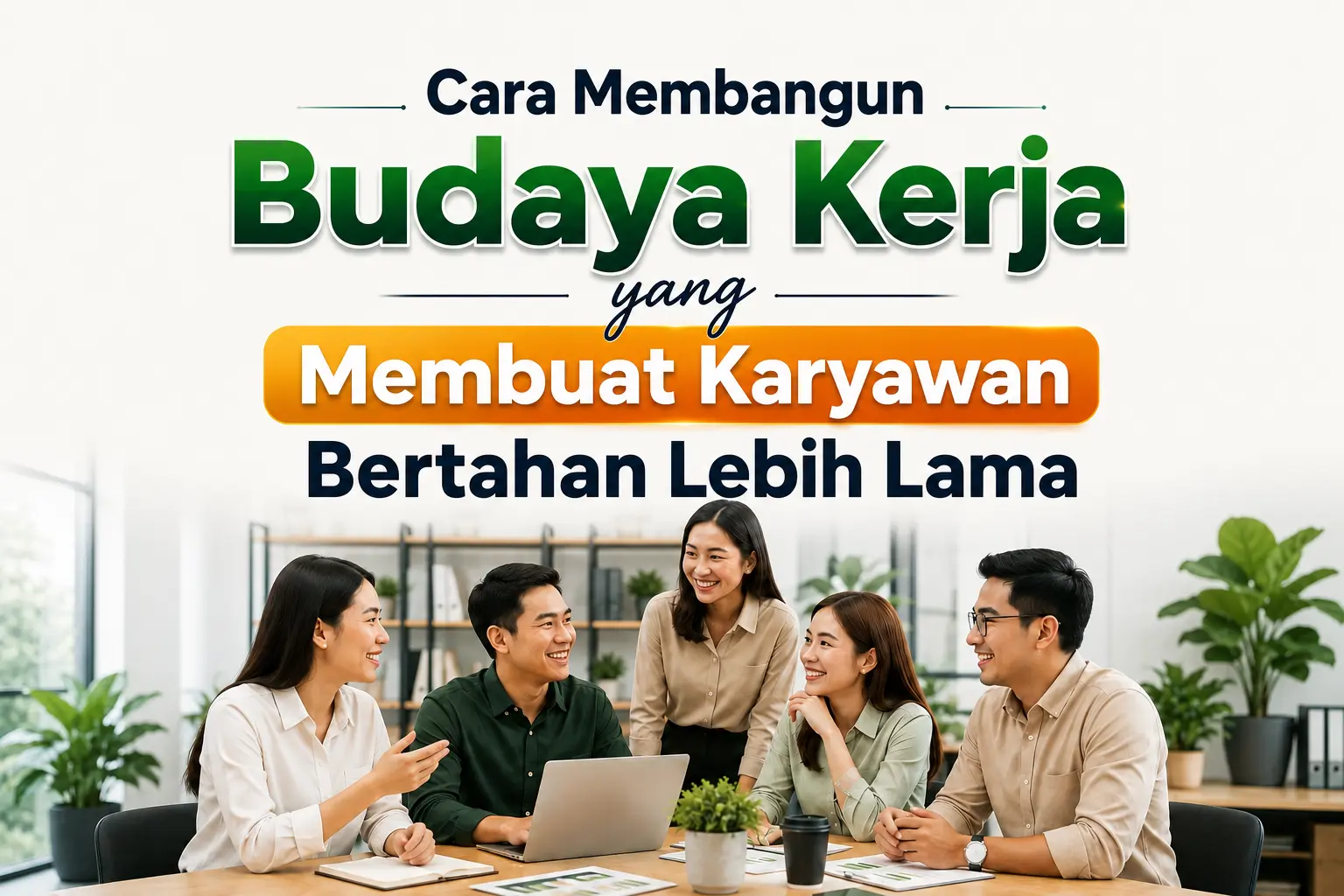 cara membangun budaya kerja yang membuat karyawan bertahan lebih lama