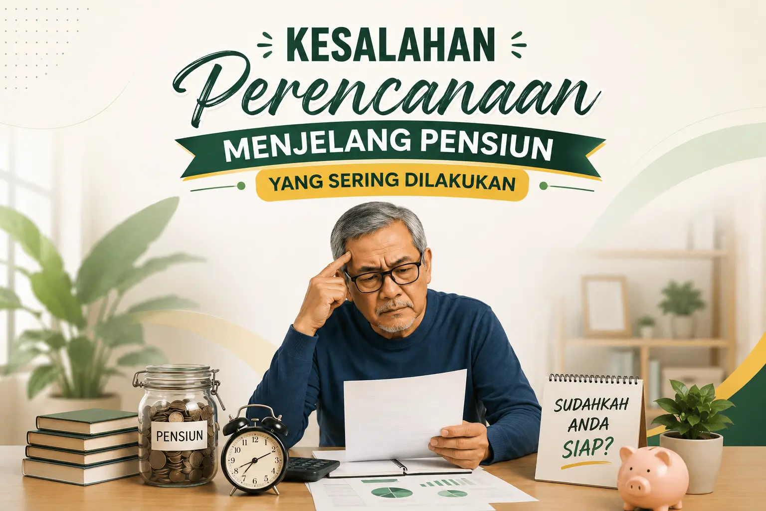 kesalahan perencanaan menjelang pensiun yang sering dilakukan