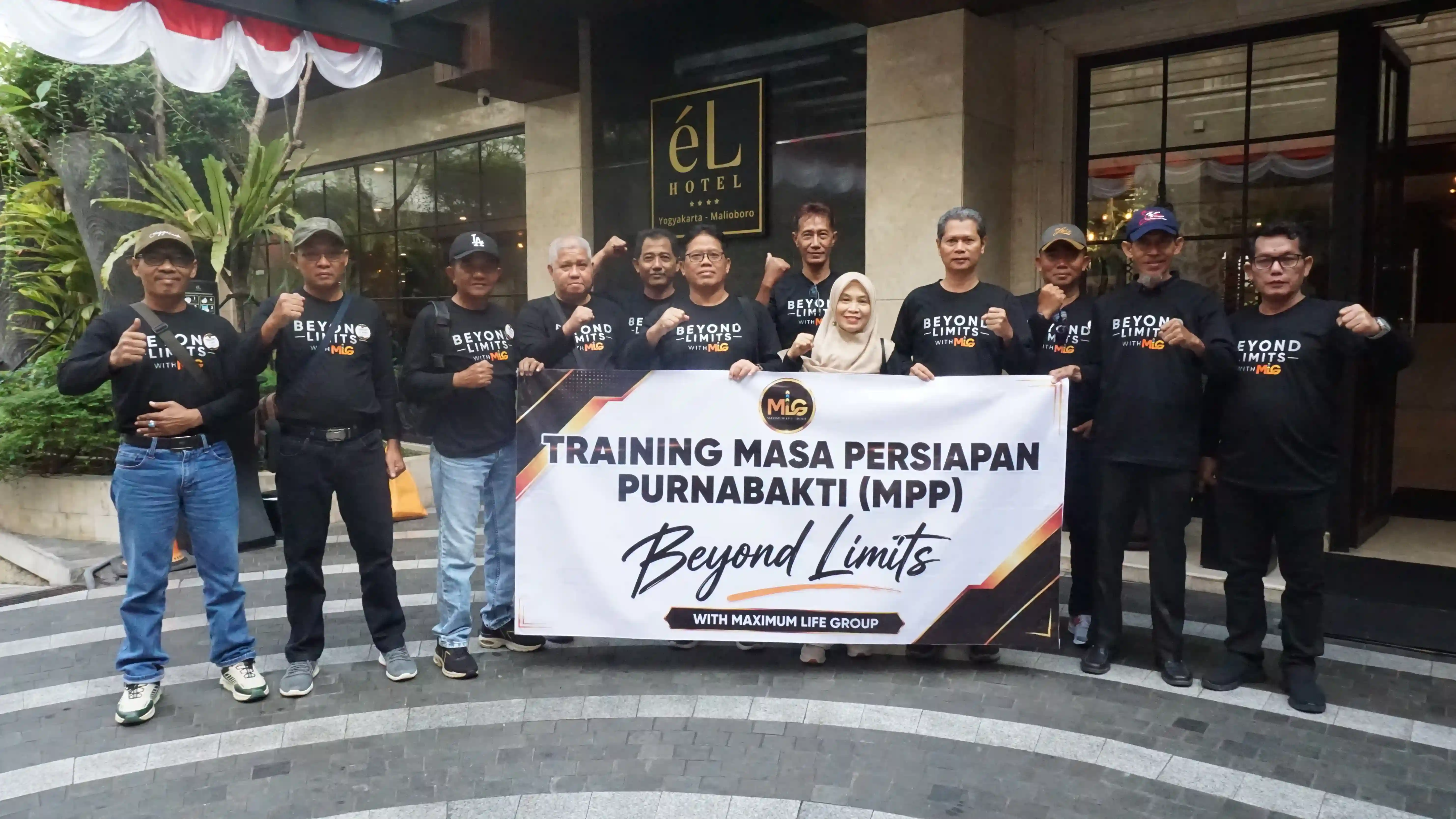 training MPP publik tema beyond limits Maximum Life Group di Yogyakarta