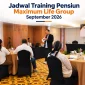 jadwal training pensiun maximum life group untuk september 2026 85x85