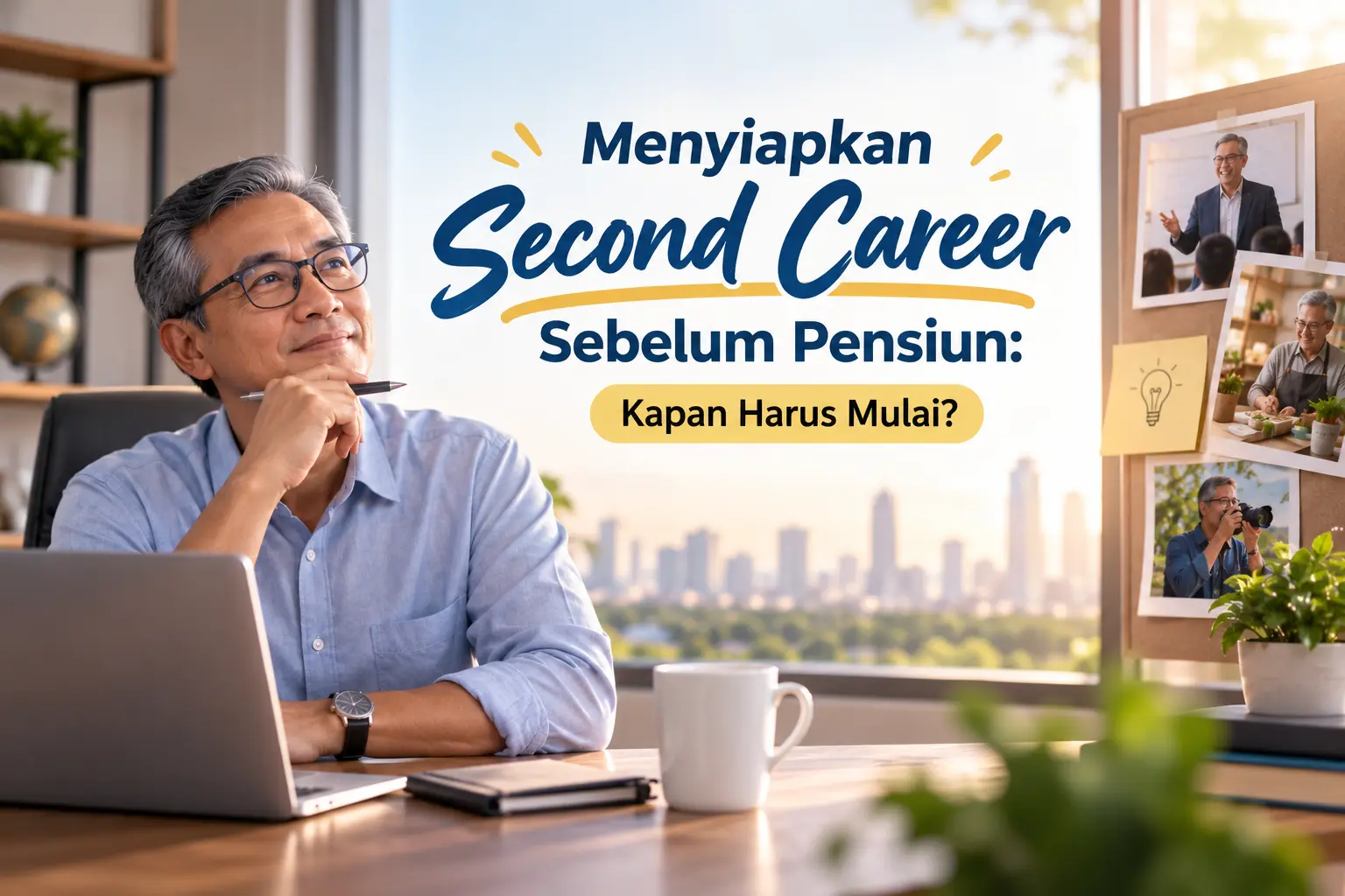 persiapan second career sebelum pensiun harus dimulai kapan