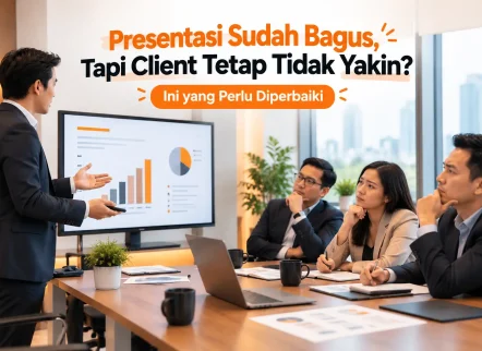 presentasi bagus tapi client tidak yakin, ini cara meyakinkan client saat presentasi