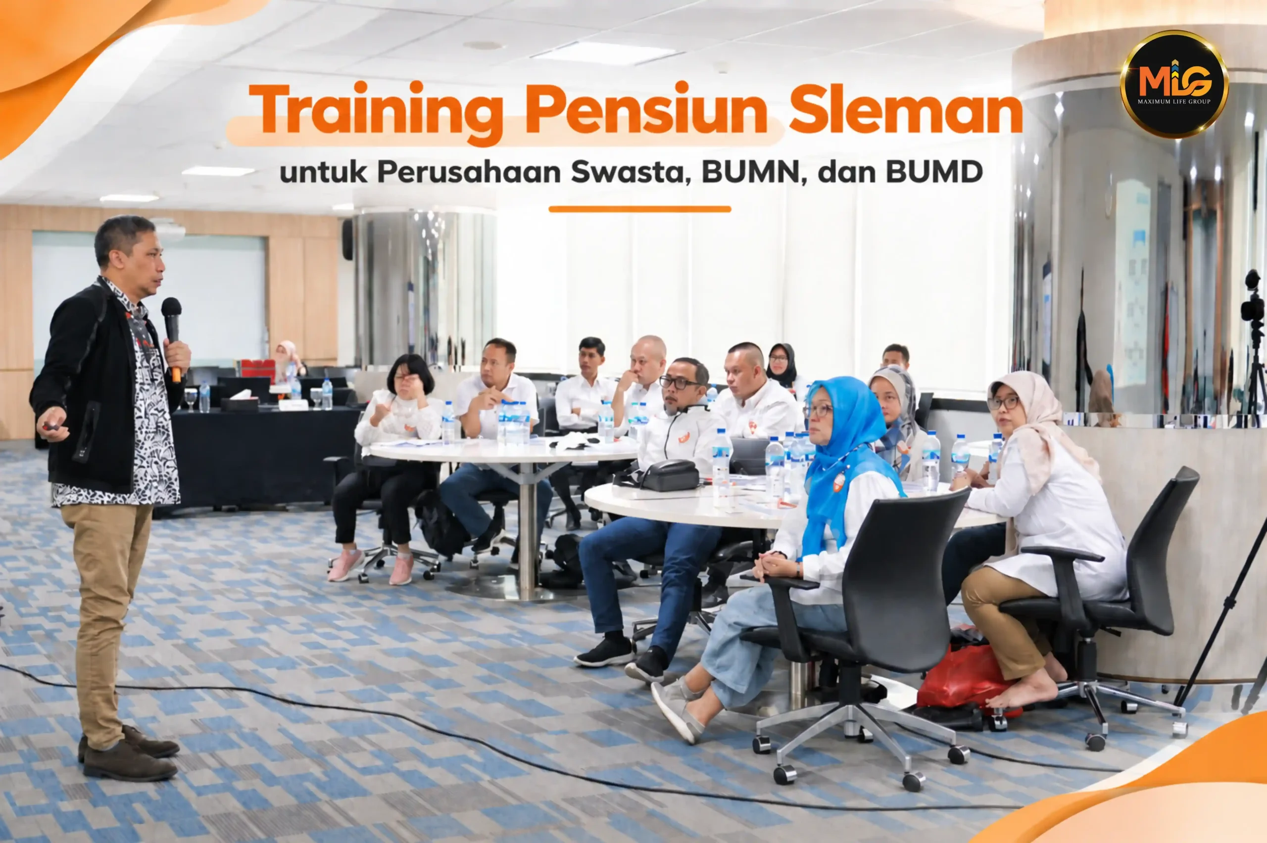 training pensiun Sleman bersama Maximum Life Group