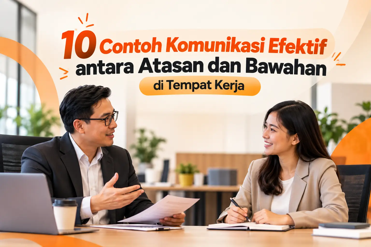 contoh komunikasi efektif atasan dan bawahan